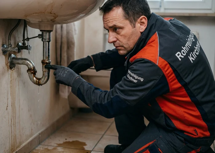 Leckende Rohre und Wasserschaden durch Verstopfung